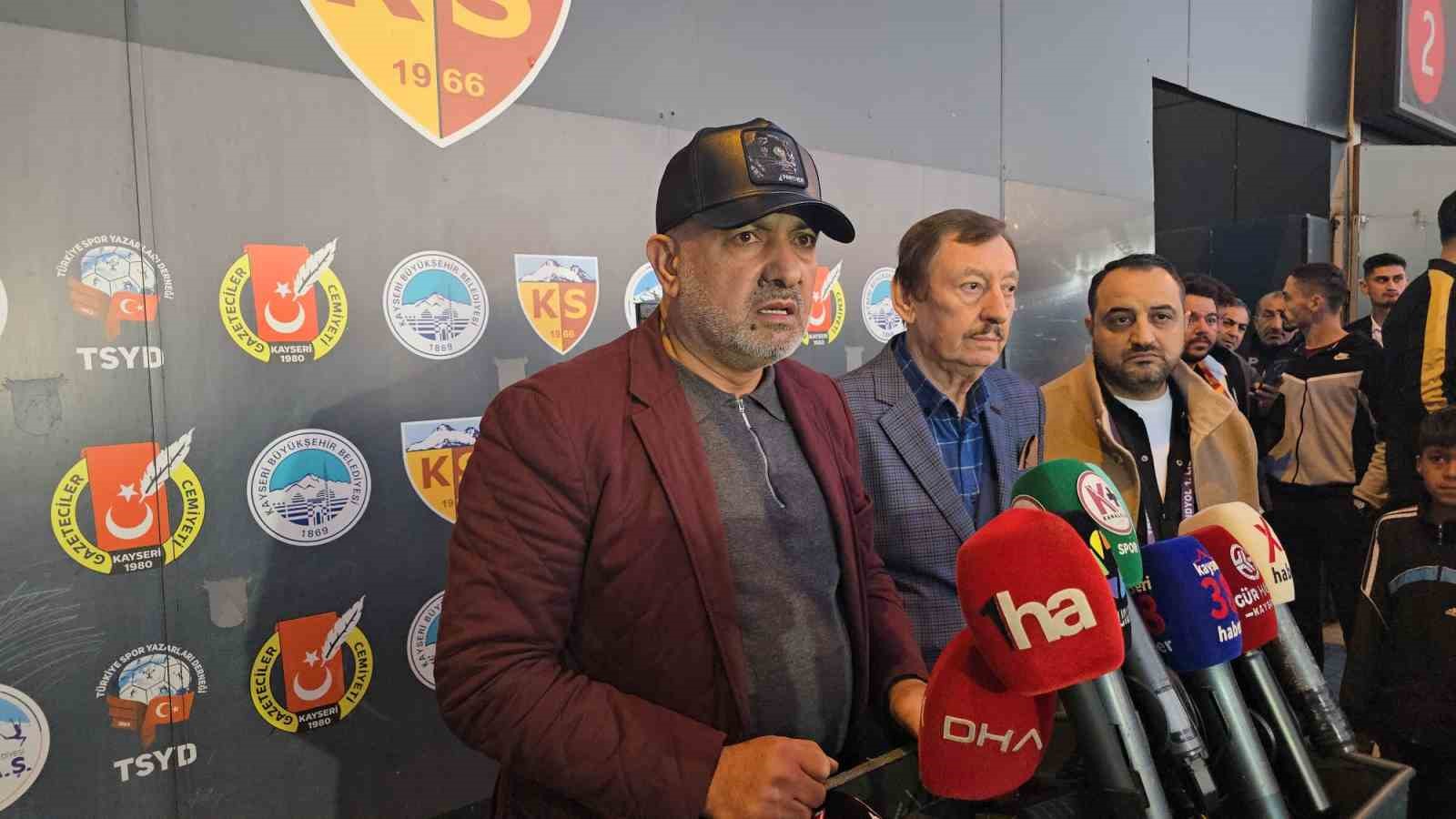 KAYSERİSPOR BAŞKANI ÇAMLI: "SELÇUK ŞAHİN, AKLINI BAŞINA AL"