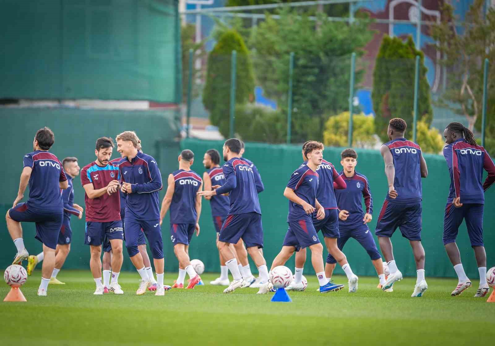 TRABZONSPOR, BEŞİKTAŞ MAÇI HAZIRLIKLARINI TAMAMLADI