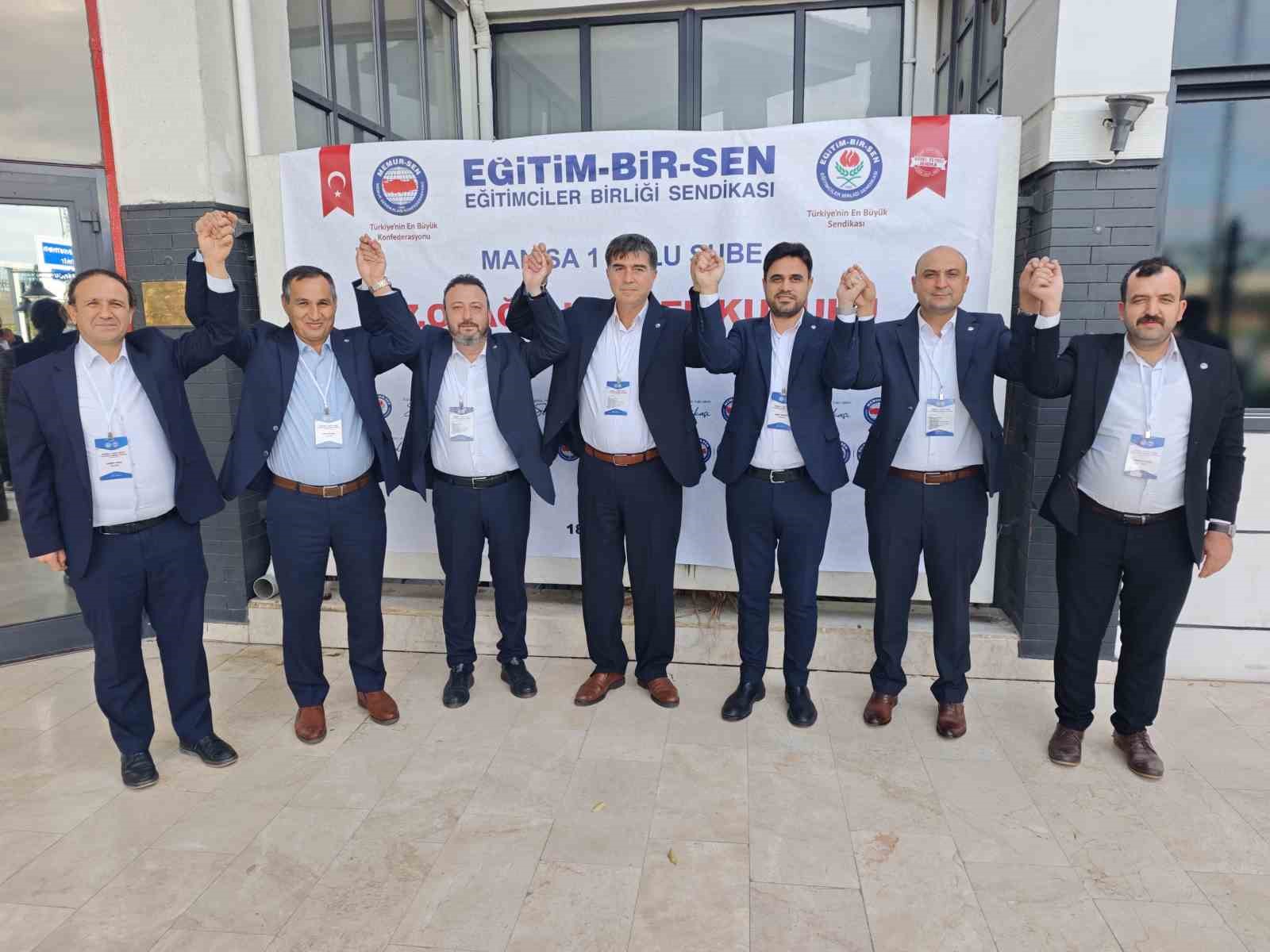 EĞİTİM-BİR-SEN MANİSA’DA AHMET YASAV GÜVEN TAZELEDİ