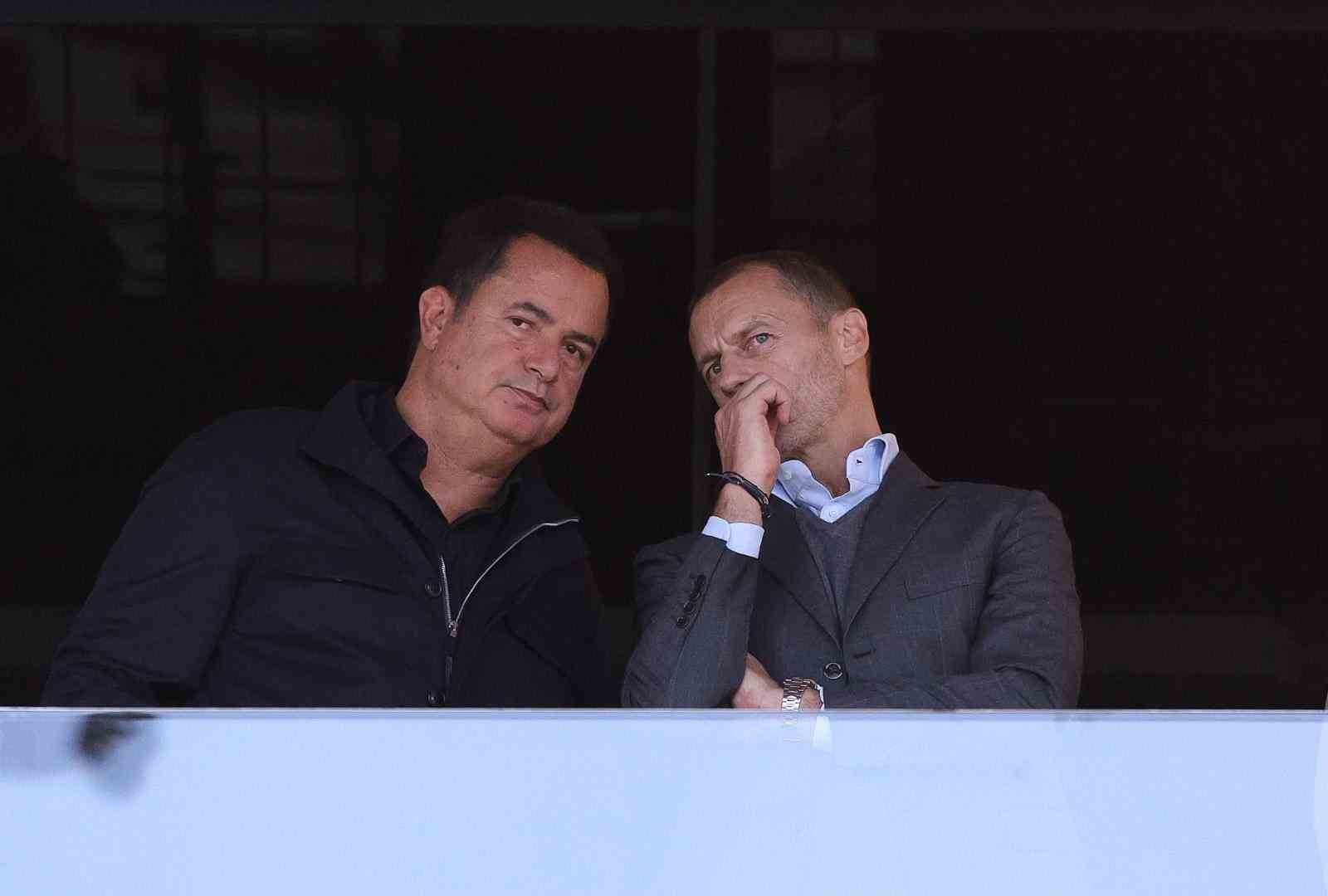 ACUN ILICALI, UEFA BAŞKANI ALEKSANDER CEFERİN’İ AĞIRLADI