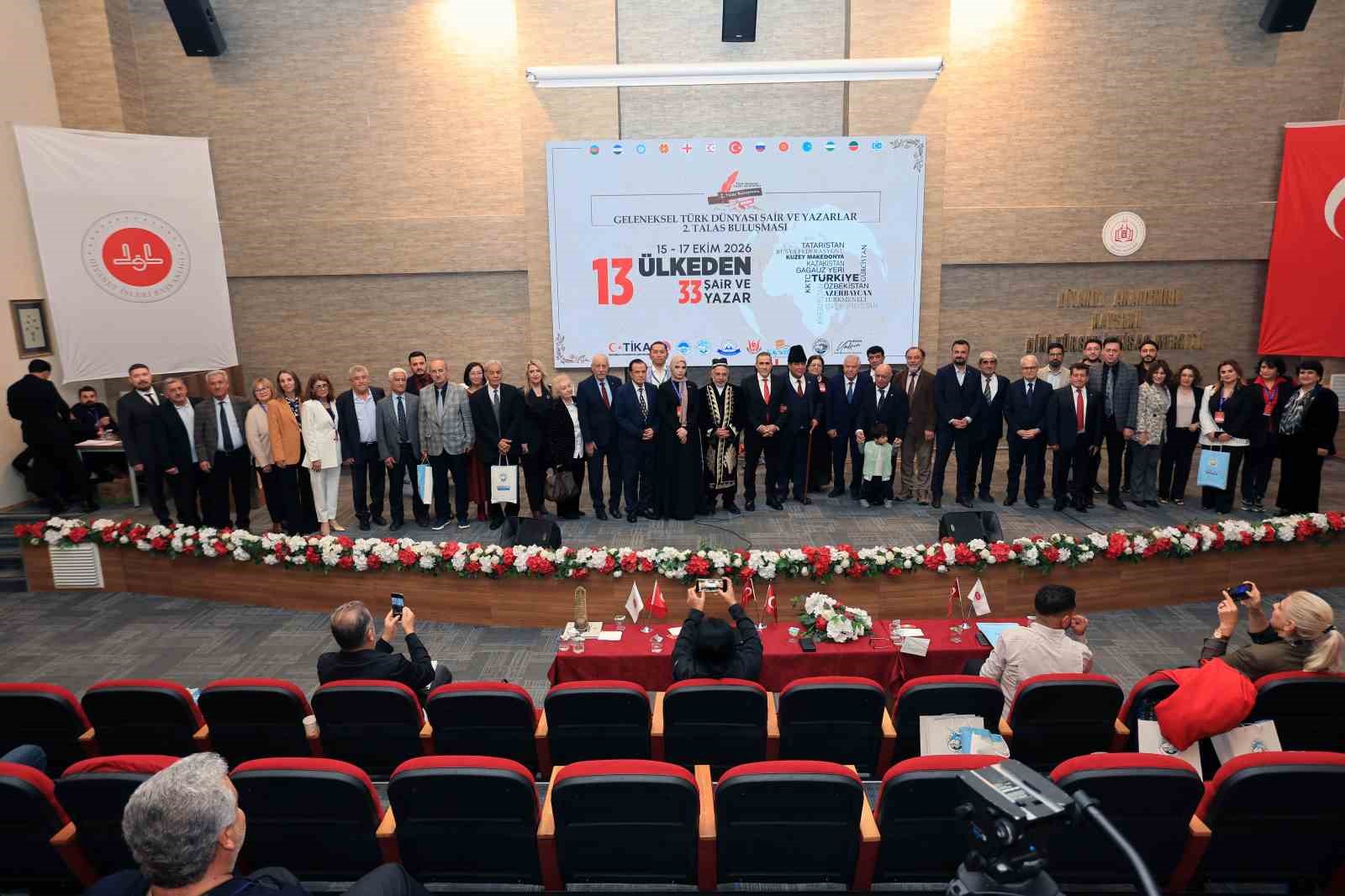 TÜRK DÜNYASI EDEBİYATI TALAS’TA YANKILANDI