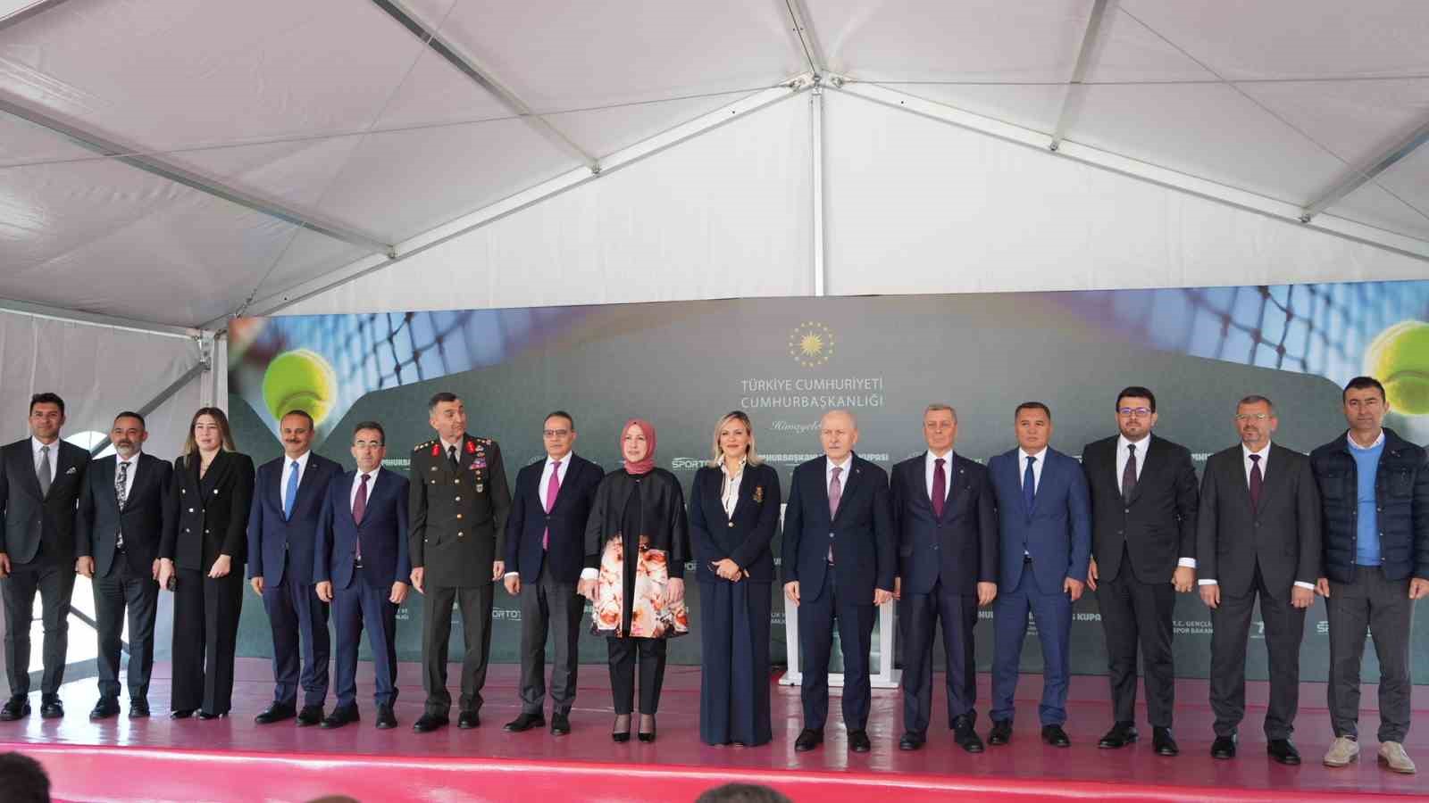 2. CUMHURBAŞKANLIĞI TENİS KUPASI AÇILIŞI YAPILDI