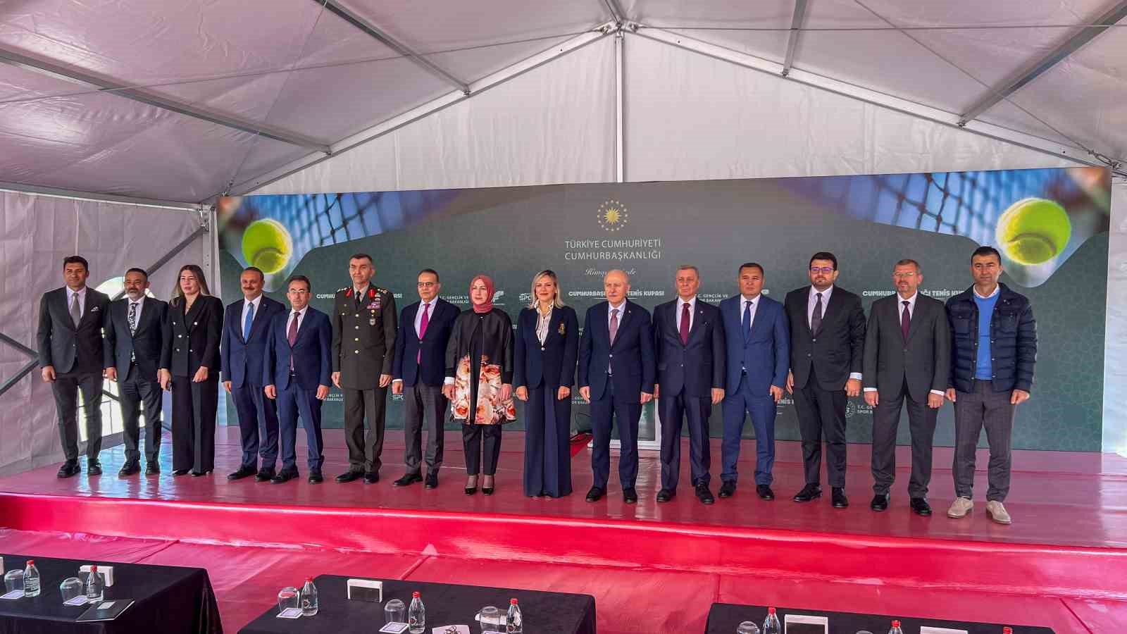 CUMHURBAŞKANLIĞI TENİS KUPASI’NIN AÇILIŞ TÖRENİ GERÇEKLEŞTİRİLDİ