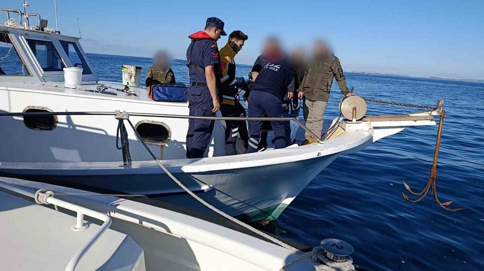 ÖZEL TEKNEDE RAHATSIZLANAN VATANDAŞA TIBBİ TAHLİYE