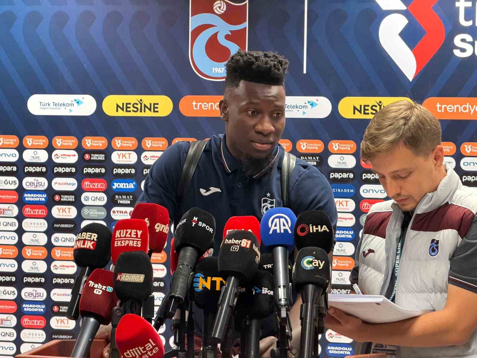 ANDRE ONANA: "BU ŞEKİLDE ÇALIŞMAYA DEVAM EDİP SEZON SONU NE OLACAĞINI HEP BİRLİKTE GÖRECEĞİZ"