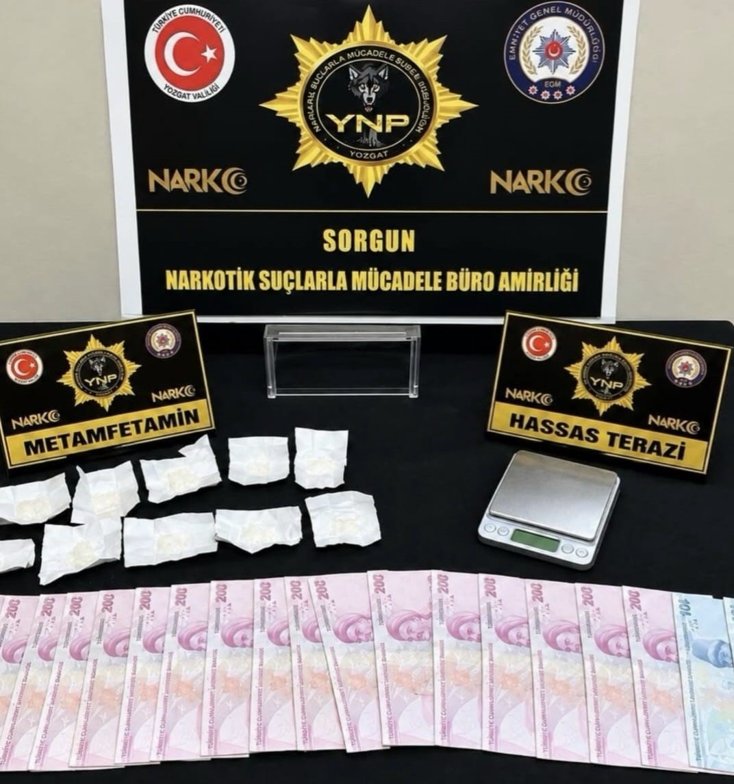 YOZGAT’TA UYUŞTURUCU OPERASYONUNDA 1 KİŞİ TUTUKLANDI