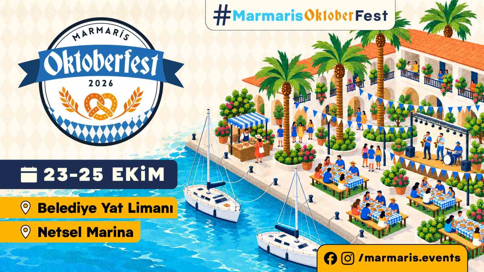 MARMARİS’TE SONBAHAR COŞKUSU YAT LİMANINA TAŞINACAK
