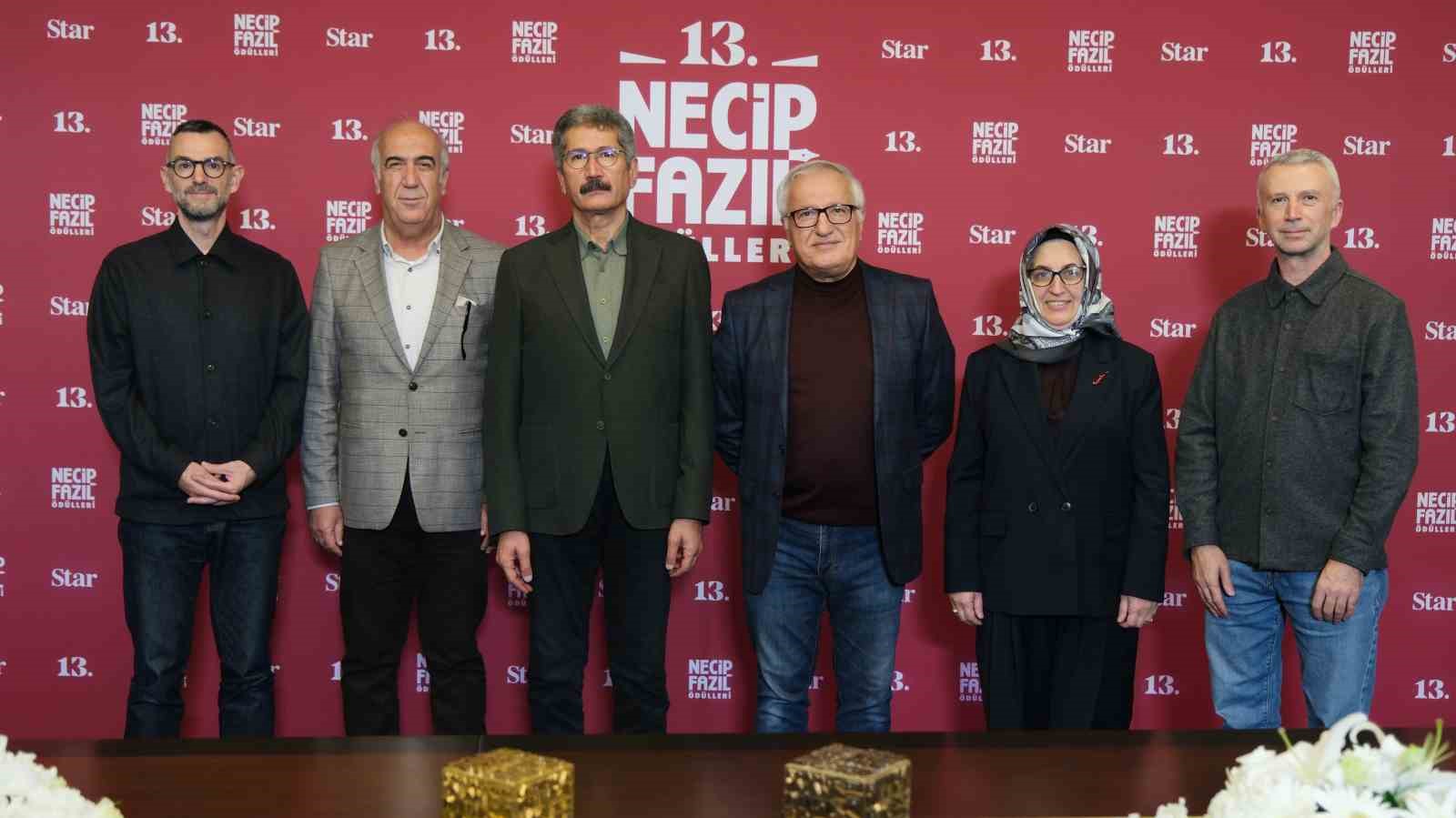 13. NECİP FAZIL ÖDÜLLERİ’NİN KAZANANLARI AÇIKLANDI: 8 DALDA 9 İSME ÖDÜL