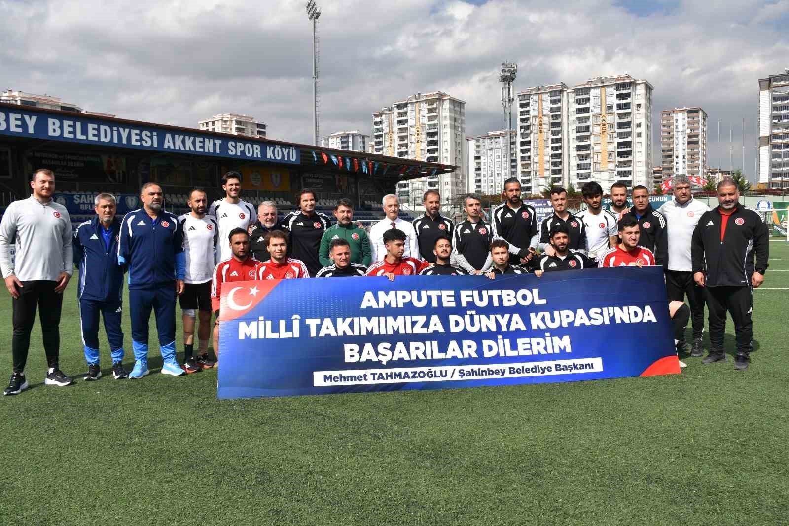 AMPUTE FUTBOL MİLLİ TAKIMI, DÜNYA KUPASI İÇİN ÇALIŞMALARINI SÜRDÜRÜYOR