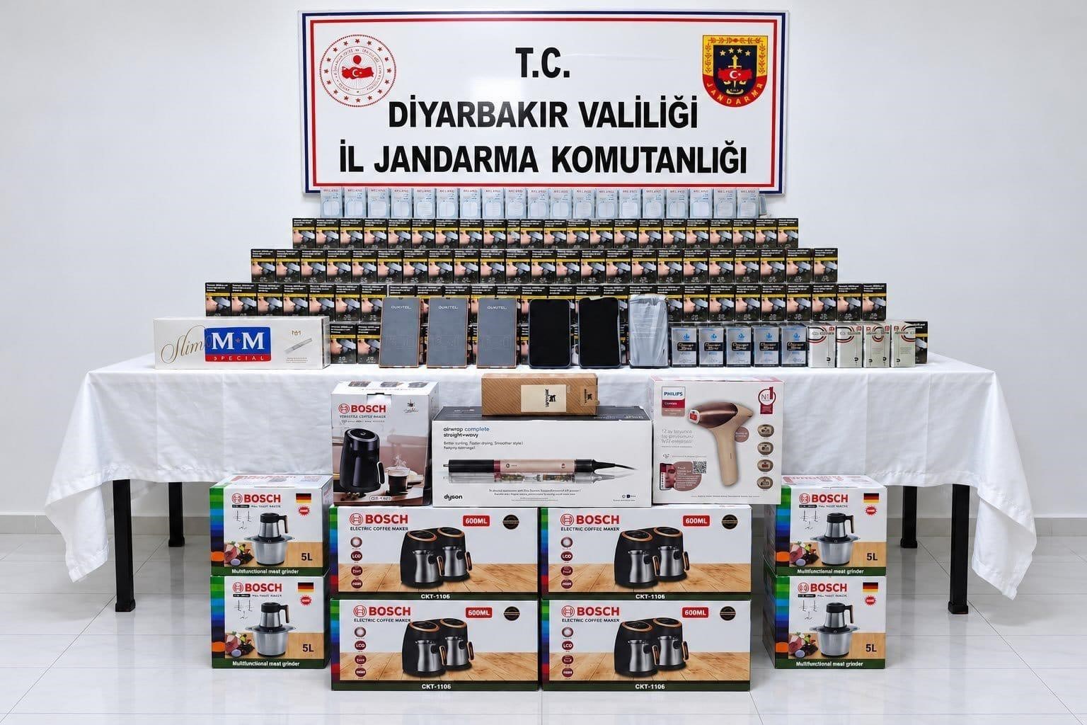 DİYARBAKIR’DA KAÇAKÇILIK OPERASYONLARINDA 32 ŞÜPHELİ HAKKINDA İŞLEM YAPILDI