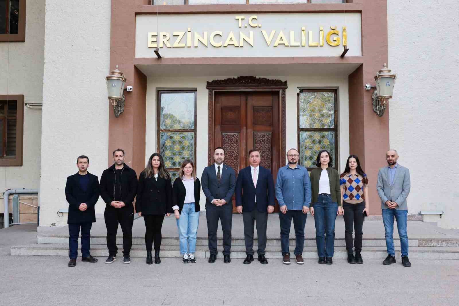 VALİ AYDOĞDU, İLETİŞİM BAŞKANLIĞI HEYETİNİ KABUL ETTİ