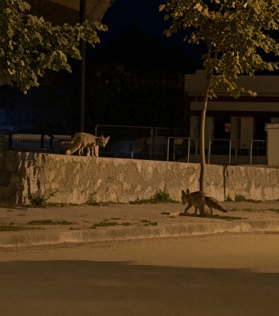 TİLKİLER ŞEHİR MERKEZİNDE, AYILAR KÖYLERDE GÖRÜLDÜ
