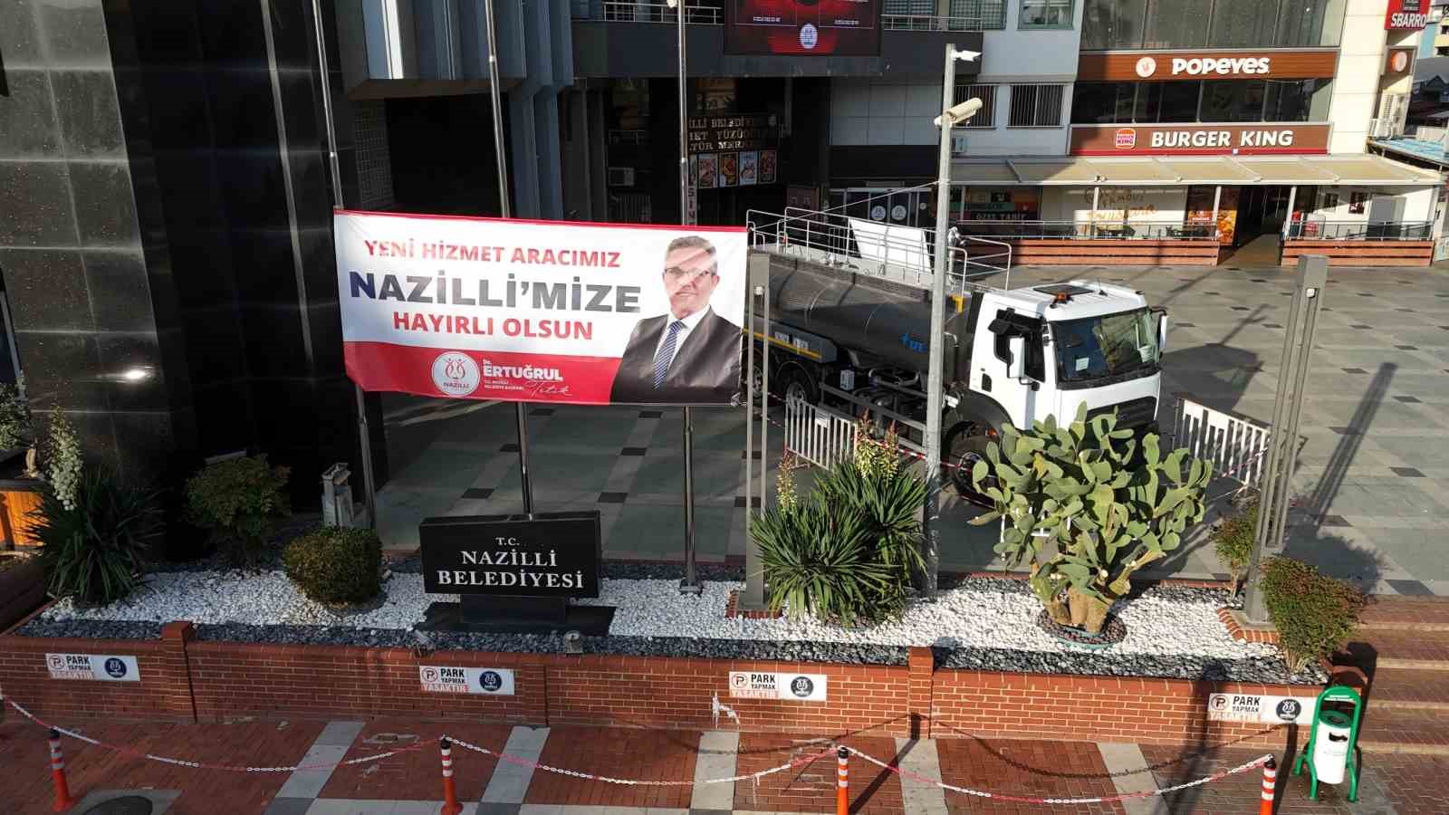 BAŞKAN TETİK, NAZİLLİ’YE 32’İNCİ ARACI KAZANDIRDI