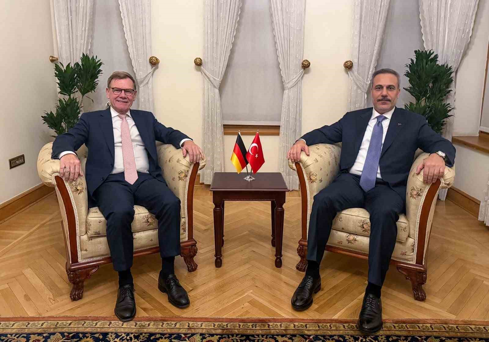 BAKAN FİDAN, ALMAN MEVKİDAŞI WADEPHUL İLE BİR ARAYA GELDİ