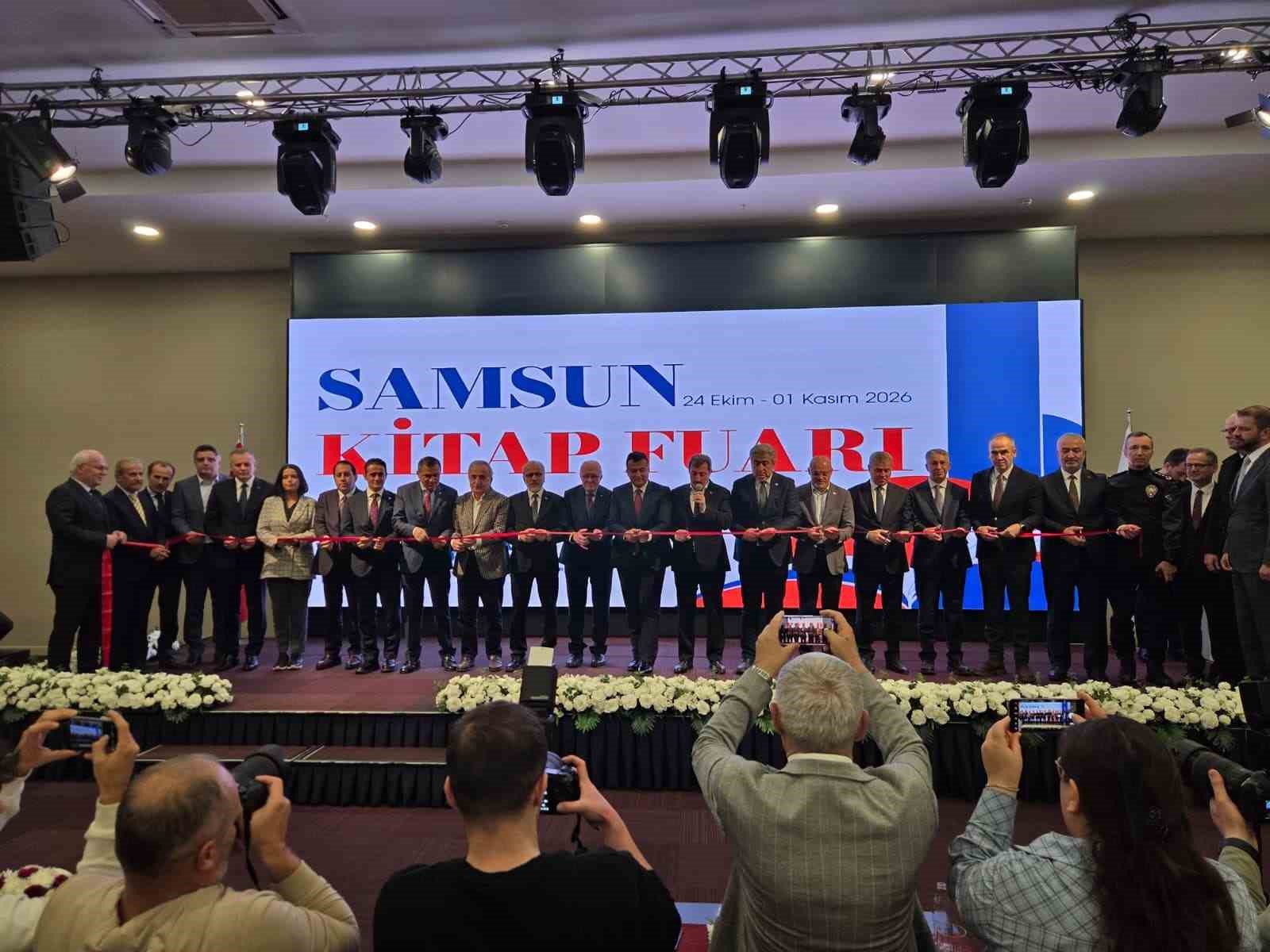 SAMSUN’DA KİTAP ŞÖLENİ BAŞLADI: "SAMSUN KİTAP FUARI" AÇILDI