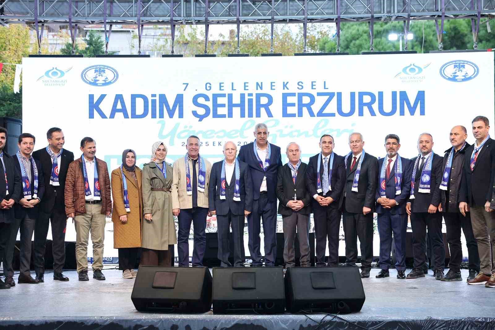 SULTANGAZİ’DE ’7. GELENEKSEL ERZURUM YÖRESEL GÜNLERİ’NE YOĞUN İLGİ