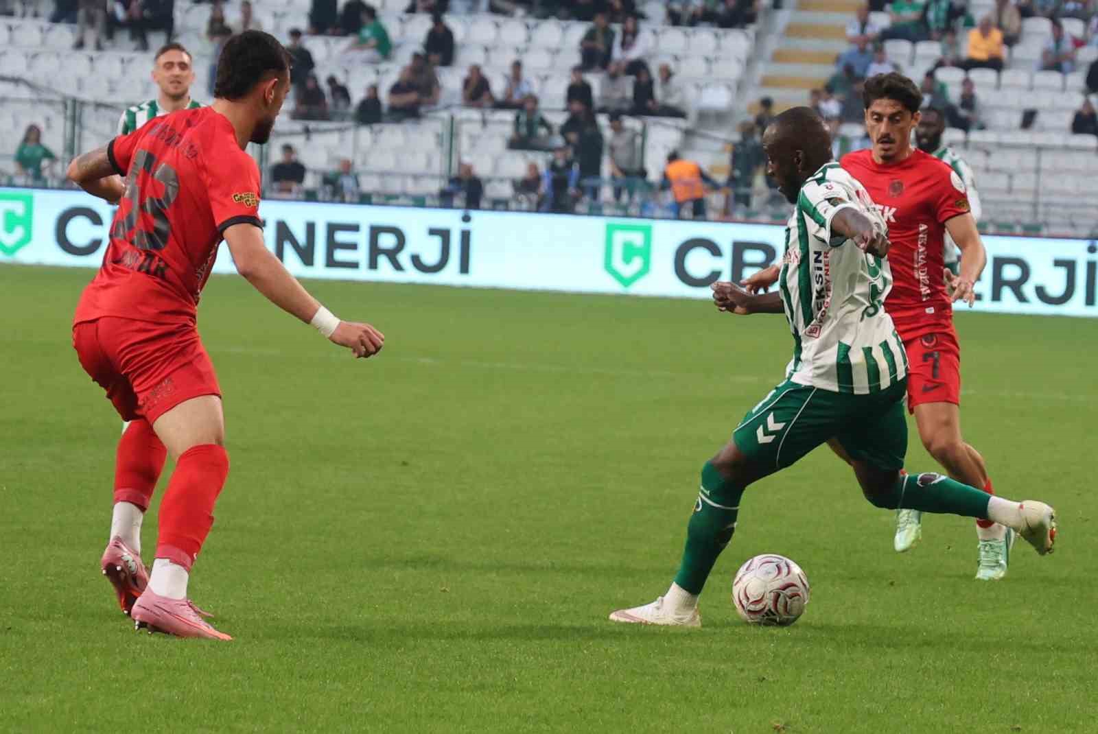 TRENDYOL SÜPER LİG: KONYASPOR: 2 - GENÇLERBİRLİĞİ: 0 (MAÇ SONUCU)