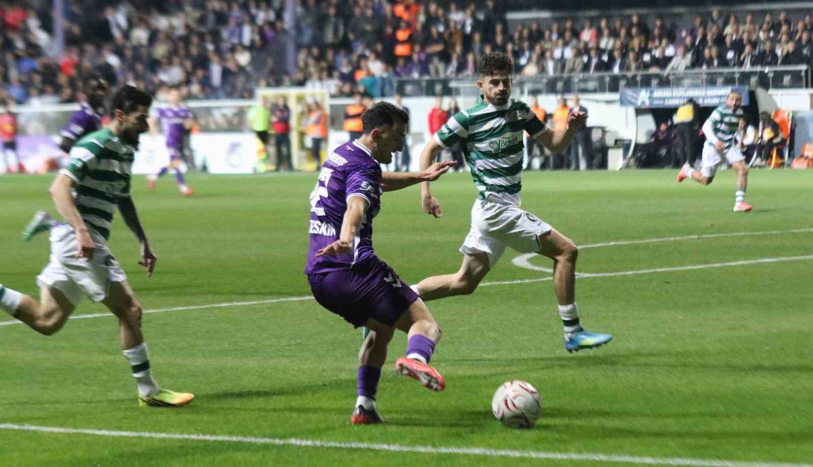 TRENDYOL 1. LİG: ANKARA KEÇİÖRENGÜCÜ: 2 - BURSASPOR: 4