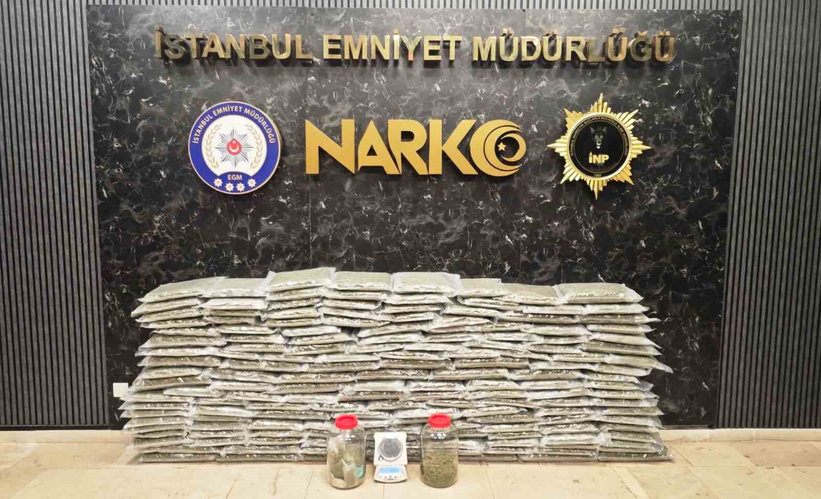 İSTANBUL VE KOCAELİ’DE UYUŞTURUCU OPERASYONU: 100 KİLO SKUNK MADDESİ ELE GEÇİRİLDİ