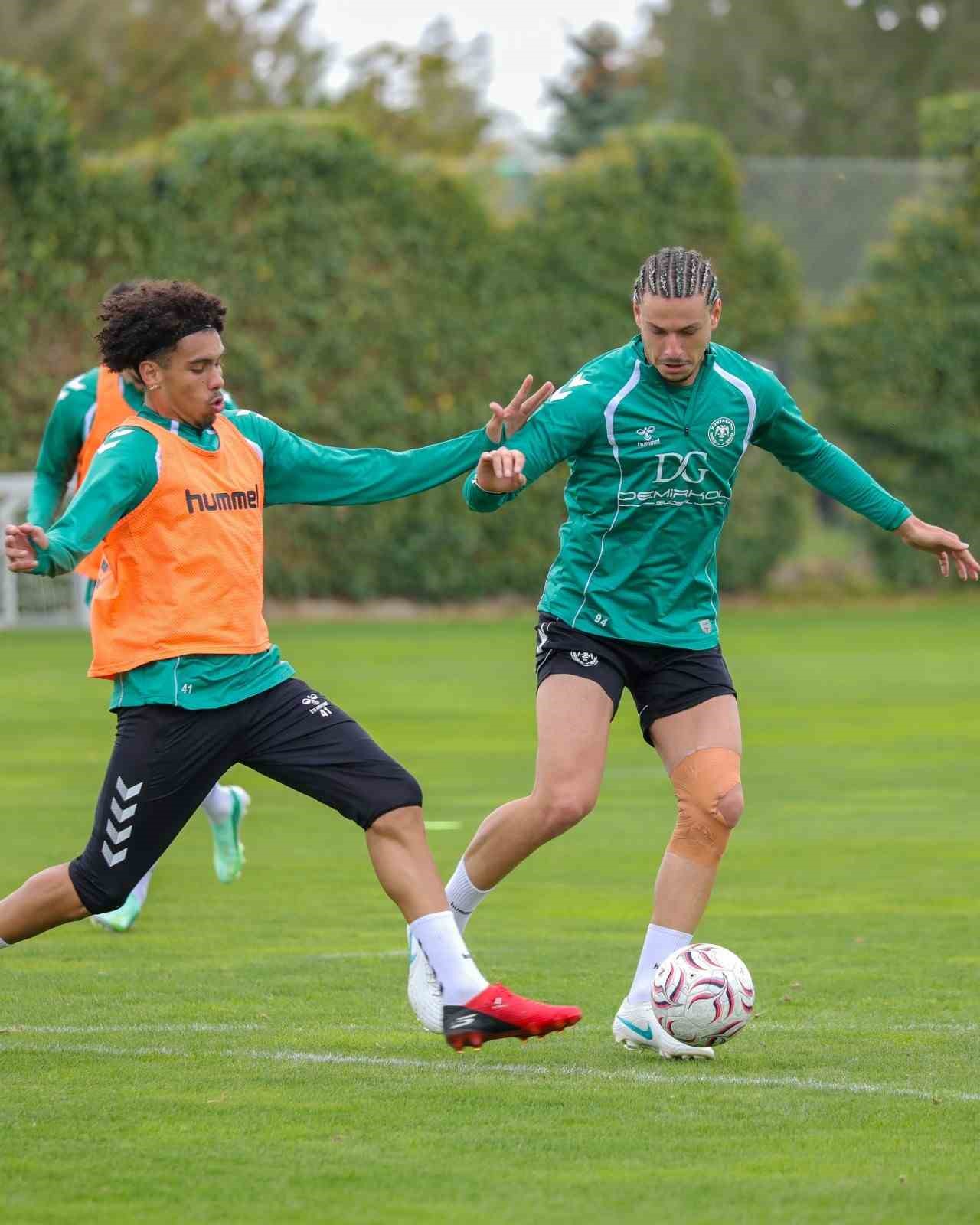 KONYASPOR, GALATASARAY MAÇI HAZIRLIKLARINA BAŞLADI