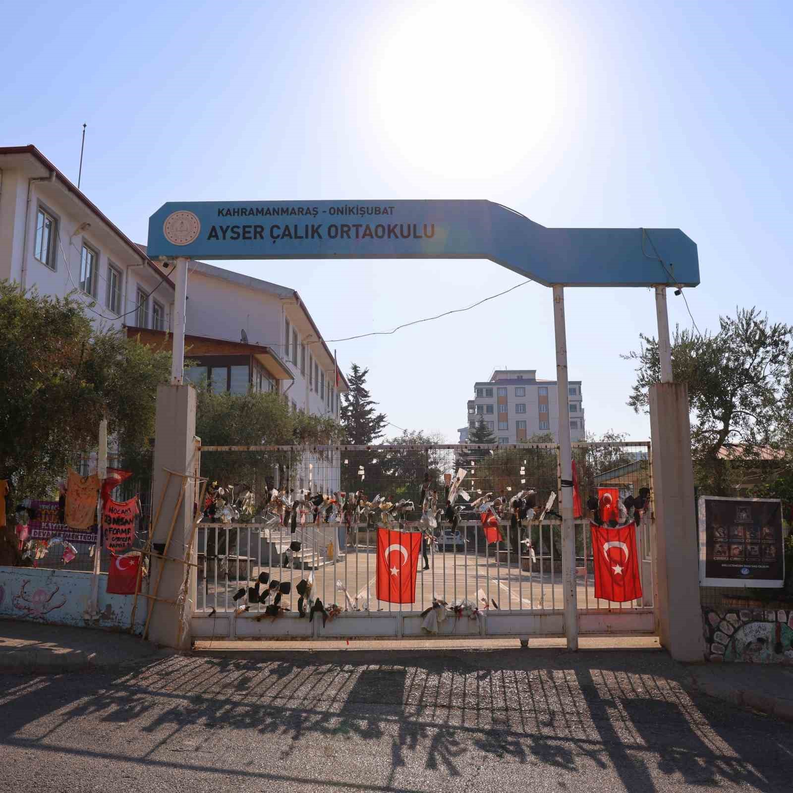 KAHRAMANMARAŞ’TA HAYATINI KAYBEDEN ÖĞRENCİLERİN İSİMLERİ KENTTEKİ OKULLARA VERİLDİ