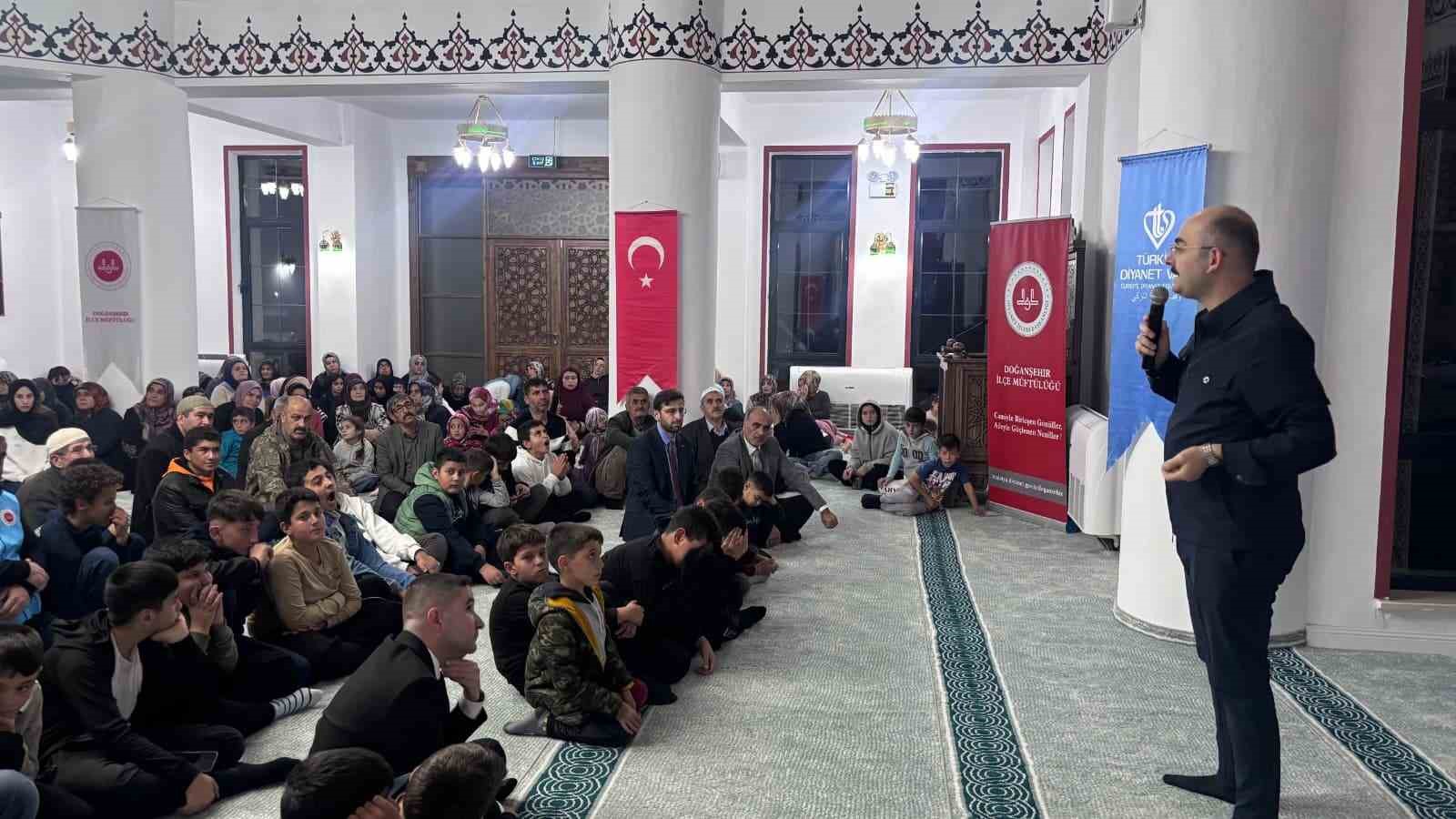 DOĞANŞEHİR’DE CAMİ-AİLE BULUŞMASI PROGRAMI DÜZENLENDİ