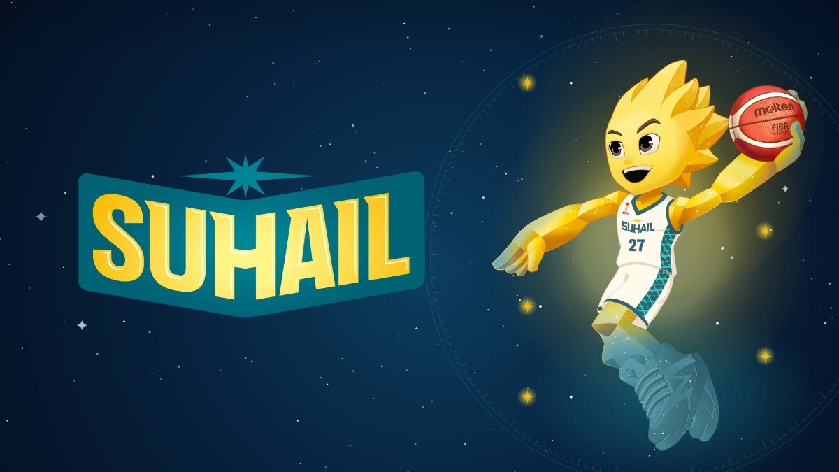 FIBA 2027 BASKETBOL DÜNYA KUPASI’NIN RESMİ MASKOTU SUHAİL TANITILDI