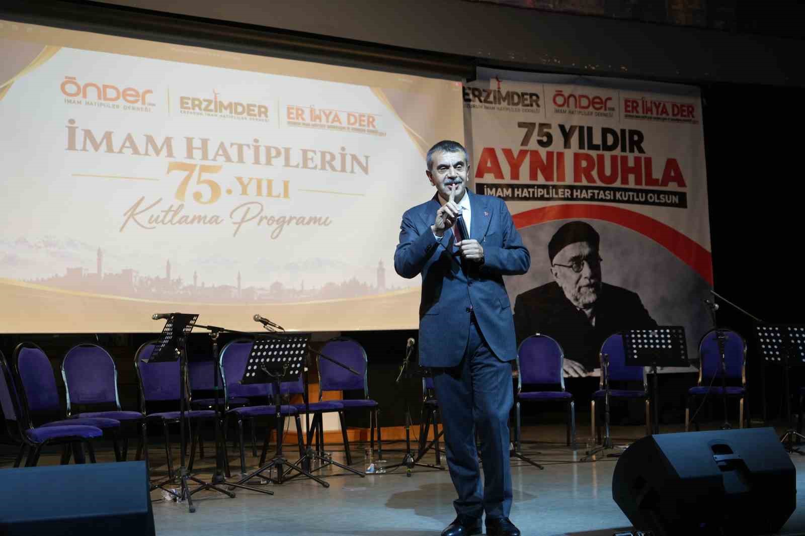 BAKAN TEKİN: "İMAM HATİP OKULLARININ ÜÇÜNCÜ KURUCUSU CUMHURBAŞKANIMIZ RECEP TAYYİP ERDOĞAN’DIR"