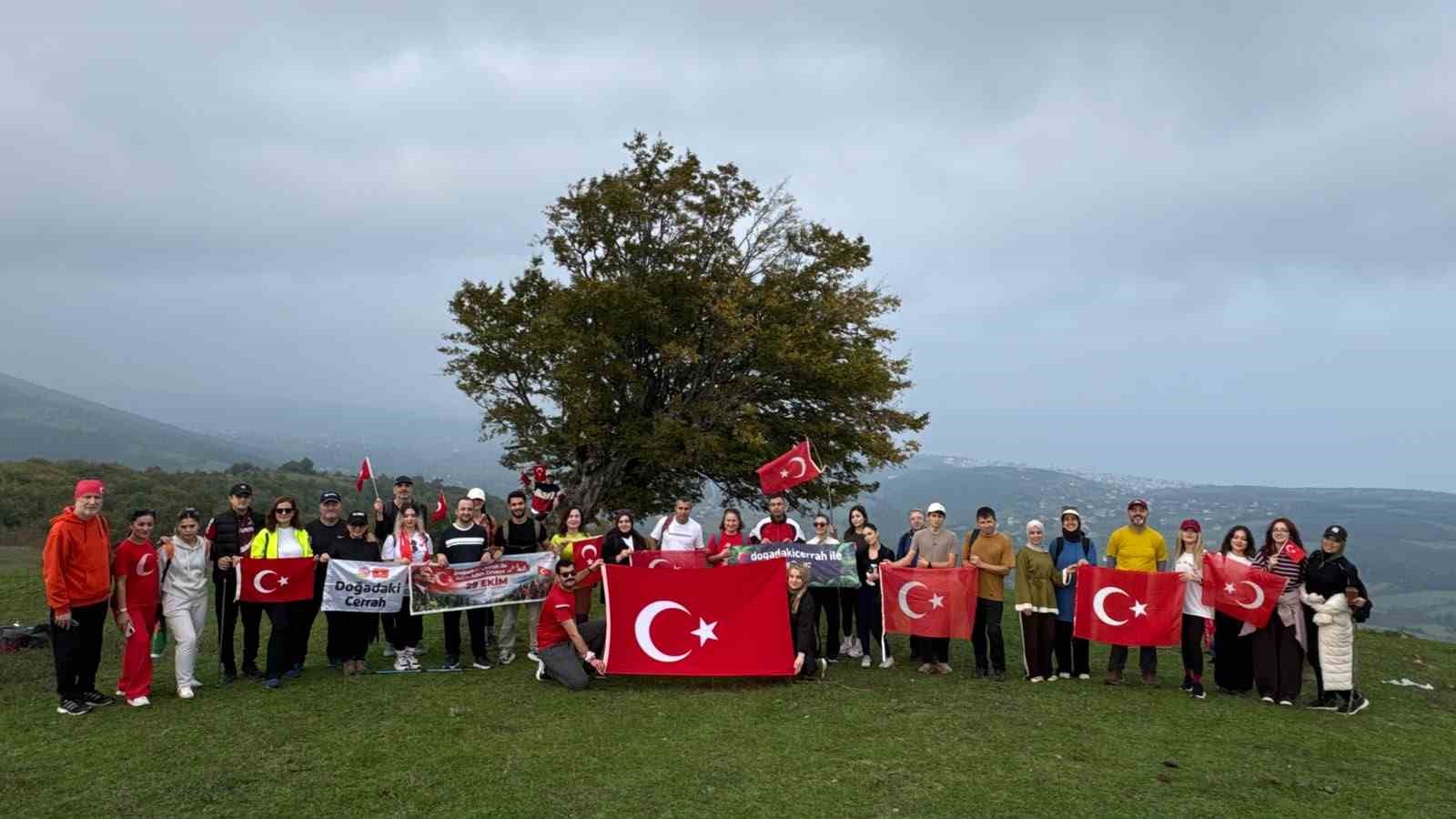 DOĞADA 103. YILA ÖZEL CUMHURİYET YÜRÜŞÜ