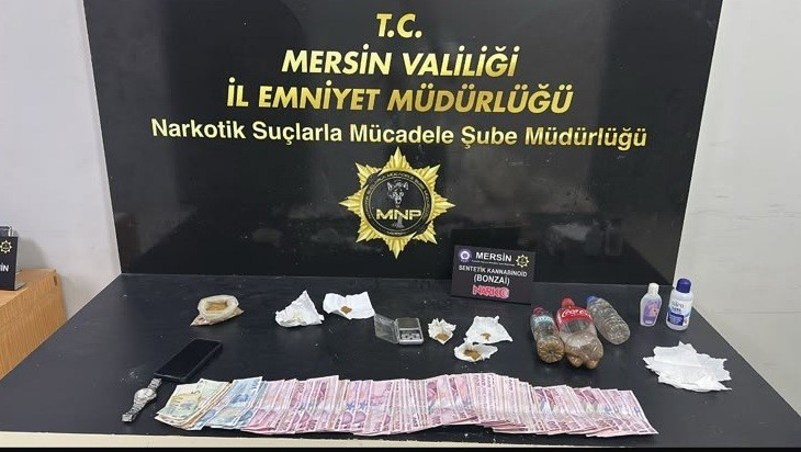MERSİN’DE UYUŞTURUCU OPERASYONU: 2 TUTUKLAMA