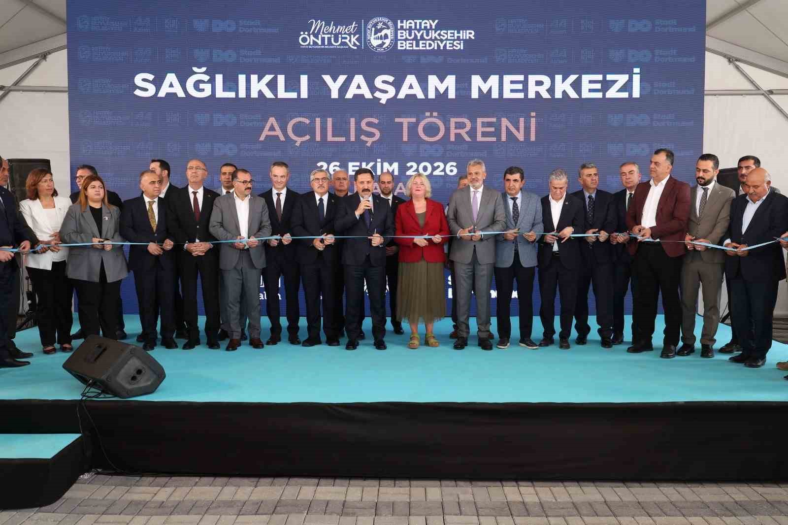 HATAY’DA ULUSLARARASI DAYANIŞMAYLA SAĞLIKLI YAŞAM MERKEZİ AÇILDI