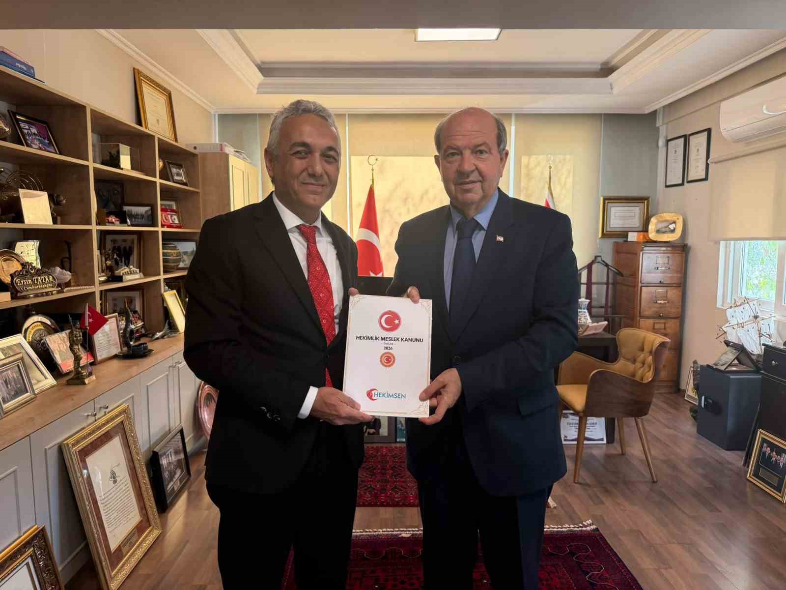 HEKİMSEN GENEL BAŞKANI KURBAN: "HEKİMLİK MESLEK YASASI’NIN TASLAĞINI HAZIRLADIK"