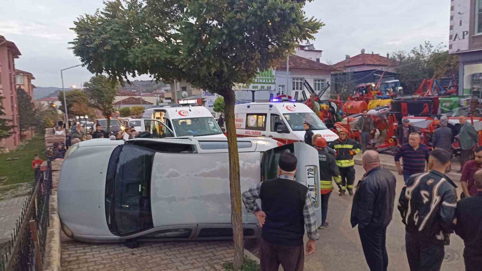 SAMSUN’DA TRAFİK KAZASI: 4 YARALI