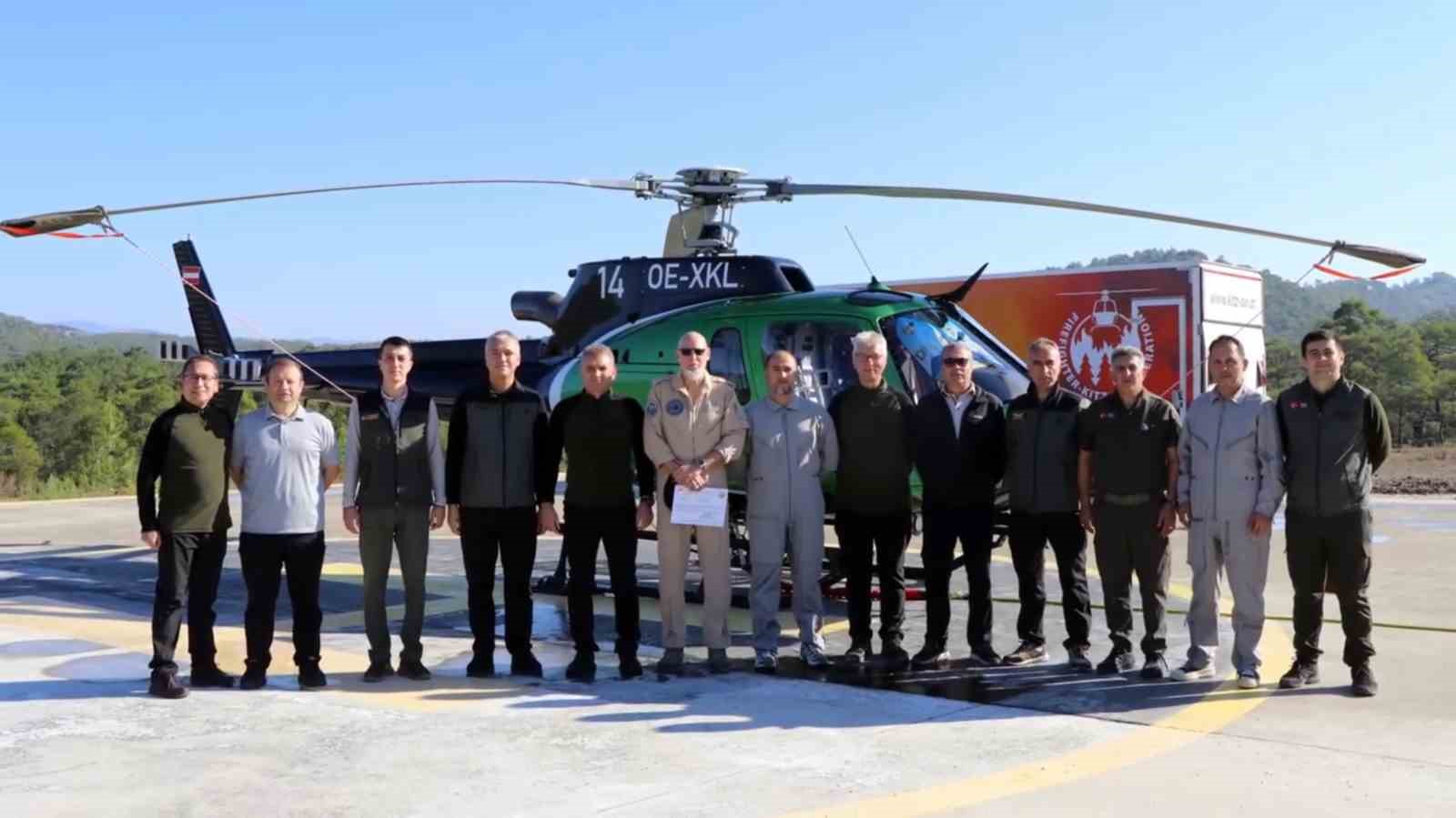 MUĞLA’DA GÖREVLİ ORMAN YANGINLARI HAVA ARAÇLARININ GÖREVLERİ SONA ERDİ