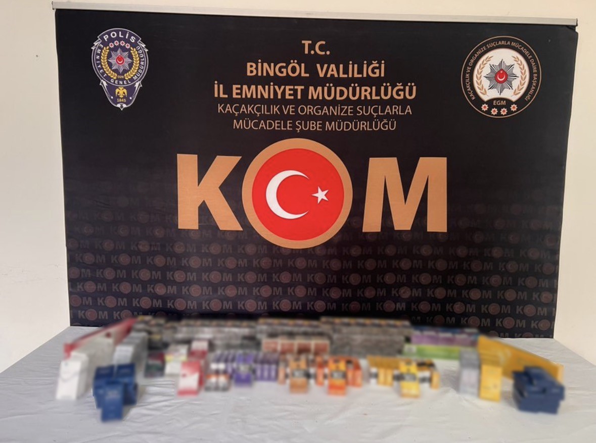 BİNGÖL’DE KAÇAK SİGARA OPERASYONU: ÇOK SAYIDA ÜRÜN ELE GEÇİRİLDİ