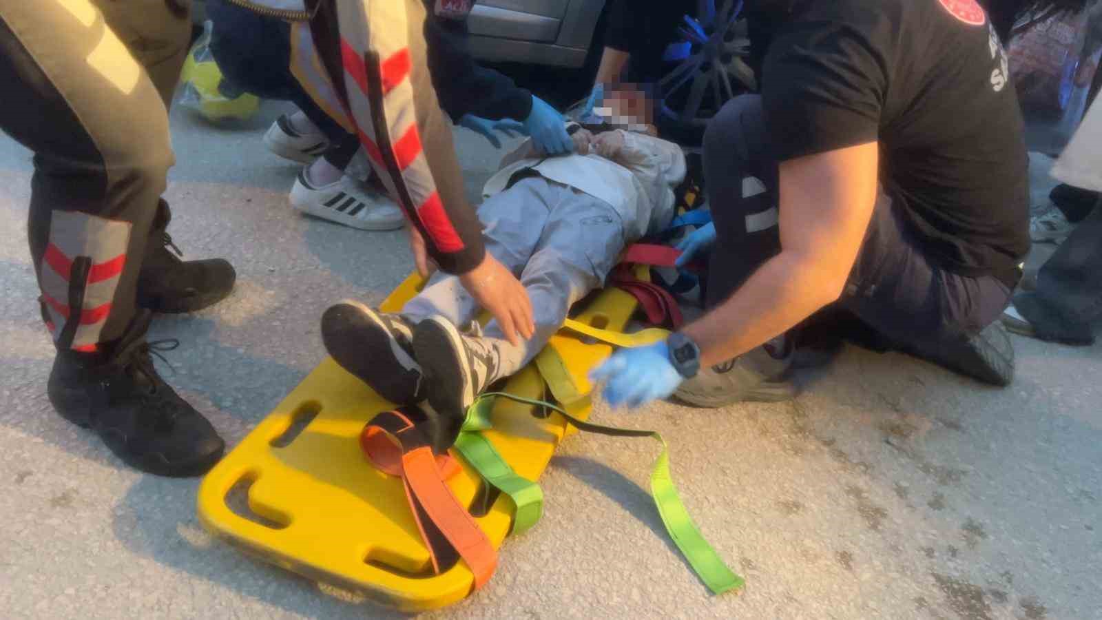 BURSA’DA MOTOSİKLETİN ÇARPTIĞI 9 YAŞINDAKİ ÇOCUK YARALANDI