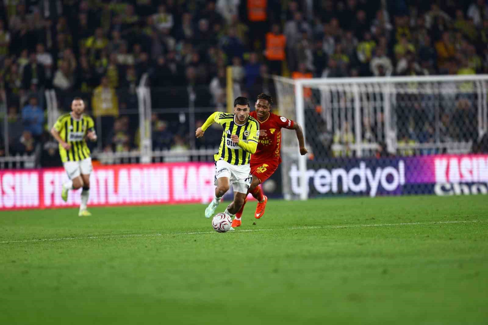 TRENDYOL SÜPER LİG: FENERBAHÇE: 1 - GÖZTEPE: 0 (İLK YARI)